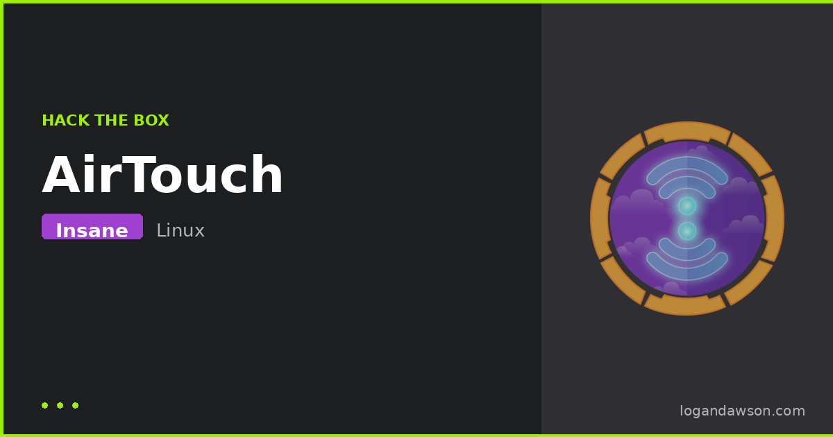 AirTouch — Medium Linux machine walkthrough cover