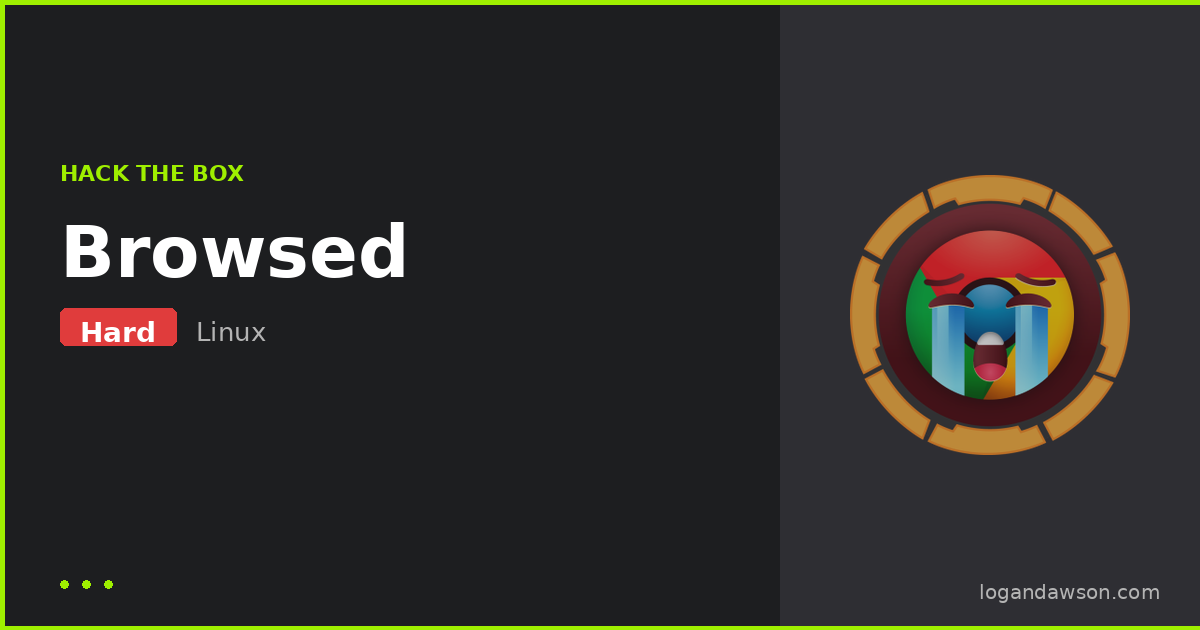 Browsed — Medium Linux machine walkthrough cover