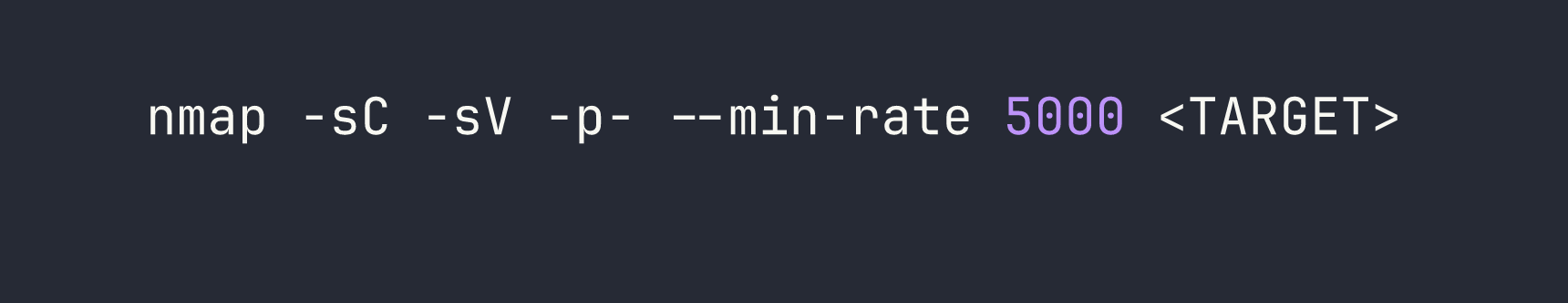 nmap scan revealing SSH on port 22 and Jetty Java web server on port 8080