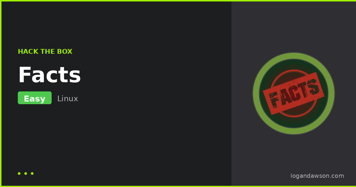 Facts — Season 10 Release Arena Linux machine walkthrough cover